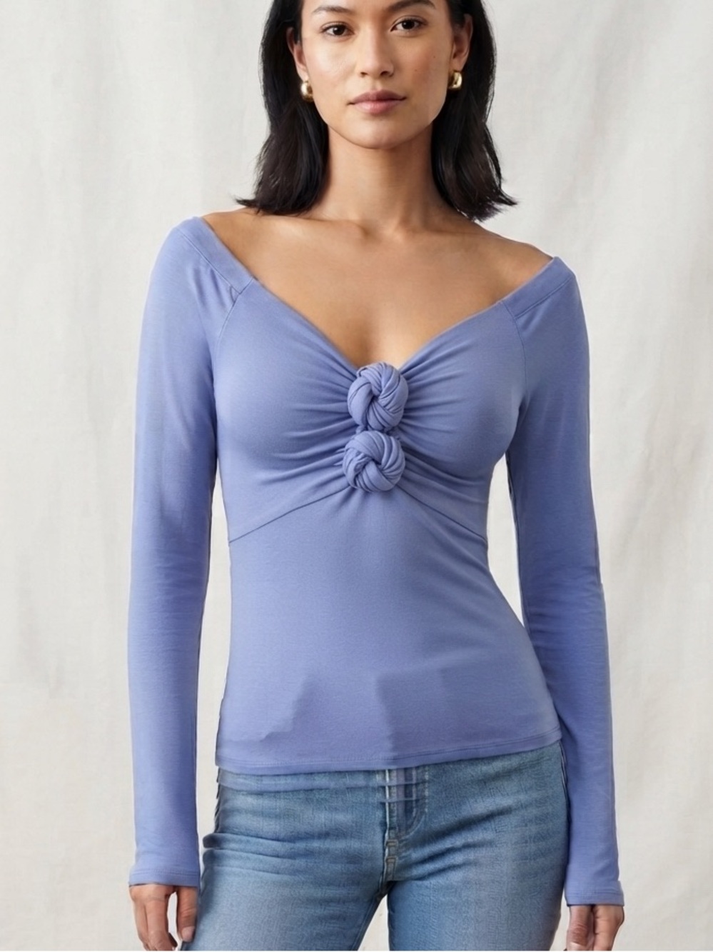Free People Front Tie Top Size S